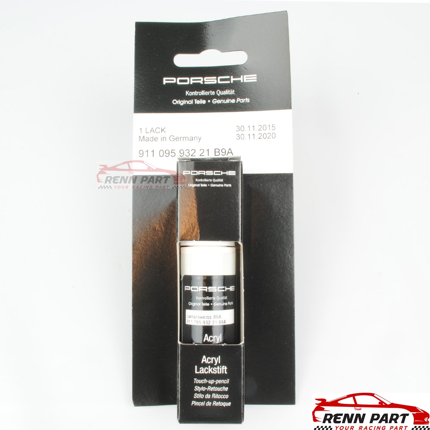 Genuine Porsche Touch Up Paint (Select Your Color)