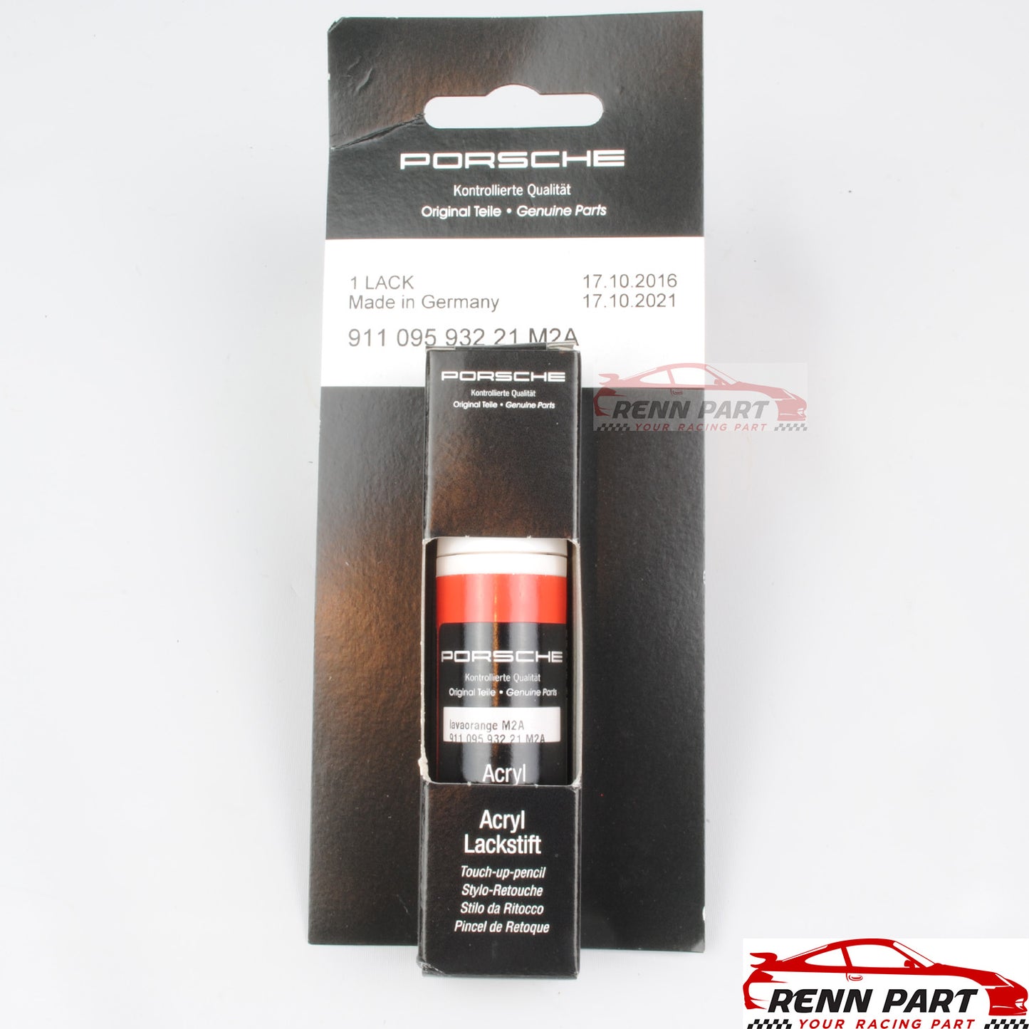 Genuine Porsche Touch Up Paint (Select Your Color)