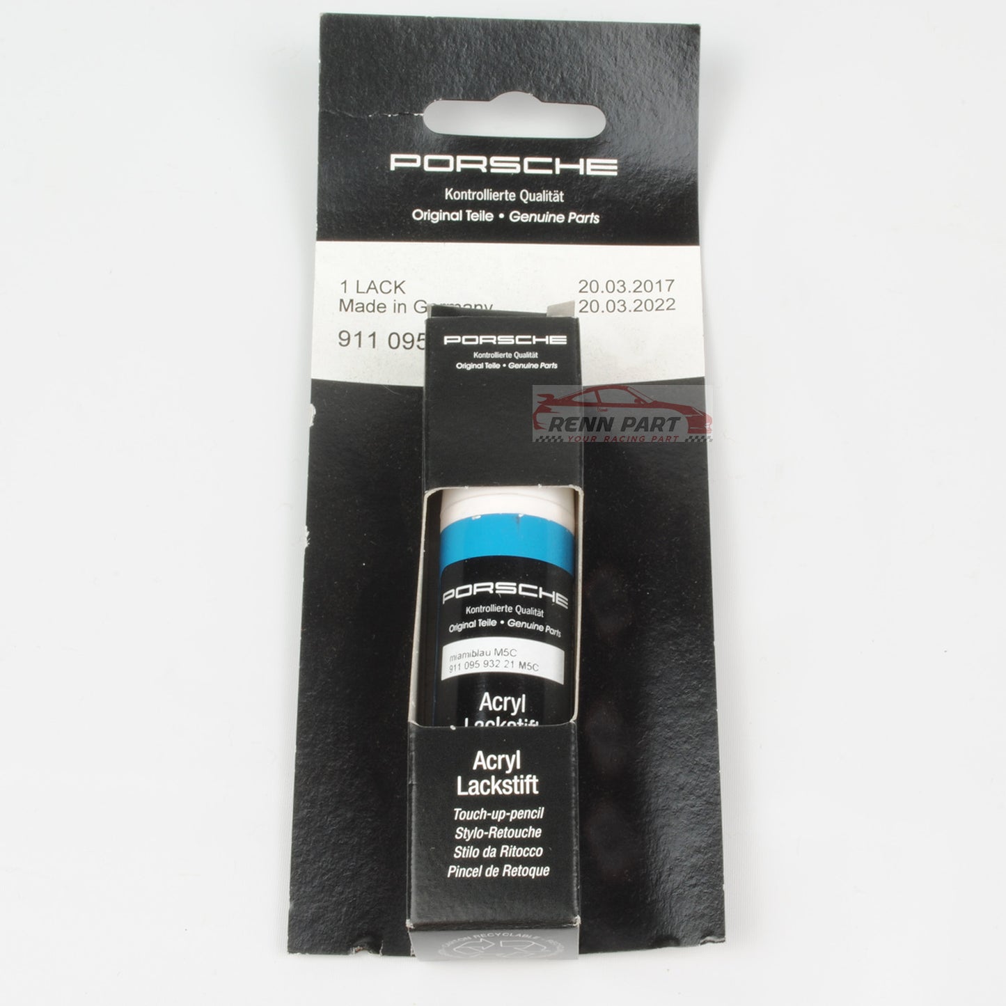 Genuine Porsche Touch Up Paint (Select Your Color)