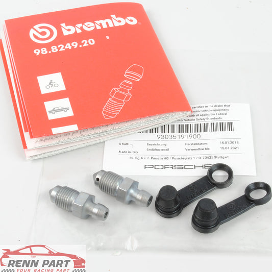 Brake Bleeder and Cap Set