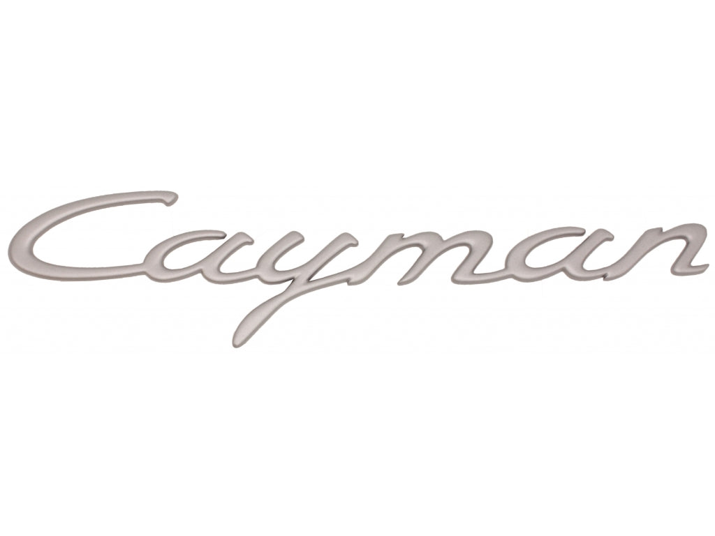 "Cayman" or "Cayman S" Script Emblem (987.1 & 987.2)