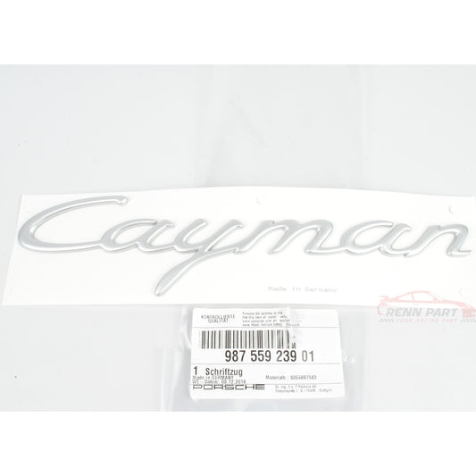 "Cayman" or "Cayman S" Script Emblem (987.1 & 987.2)