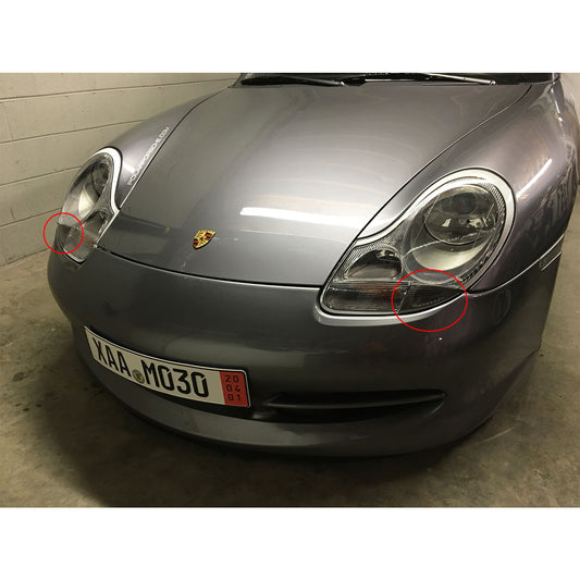 Headlight Trim Corner Piece Smoked Clear (996)